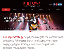 Tablet Screenshot of bullseyestrategy.com